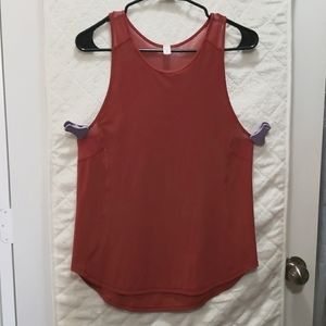 Lululemon Sculpt Tank Size 6 Dark Red